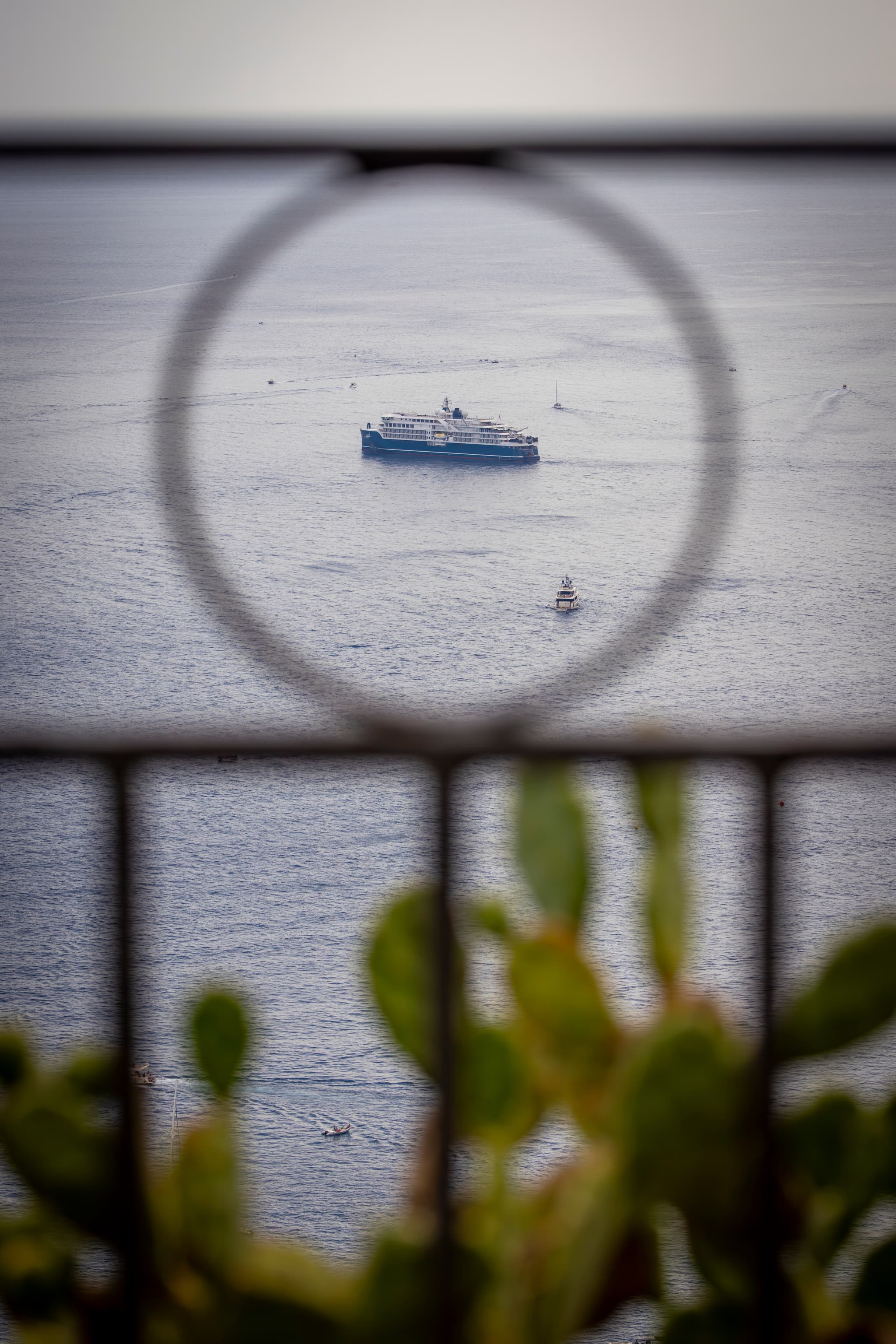 Explorer on ship deck